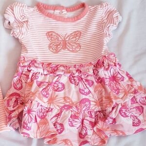 6 Month Girls Butterfly Dress
